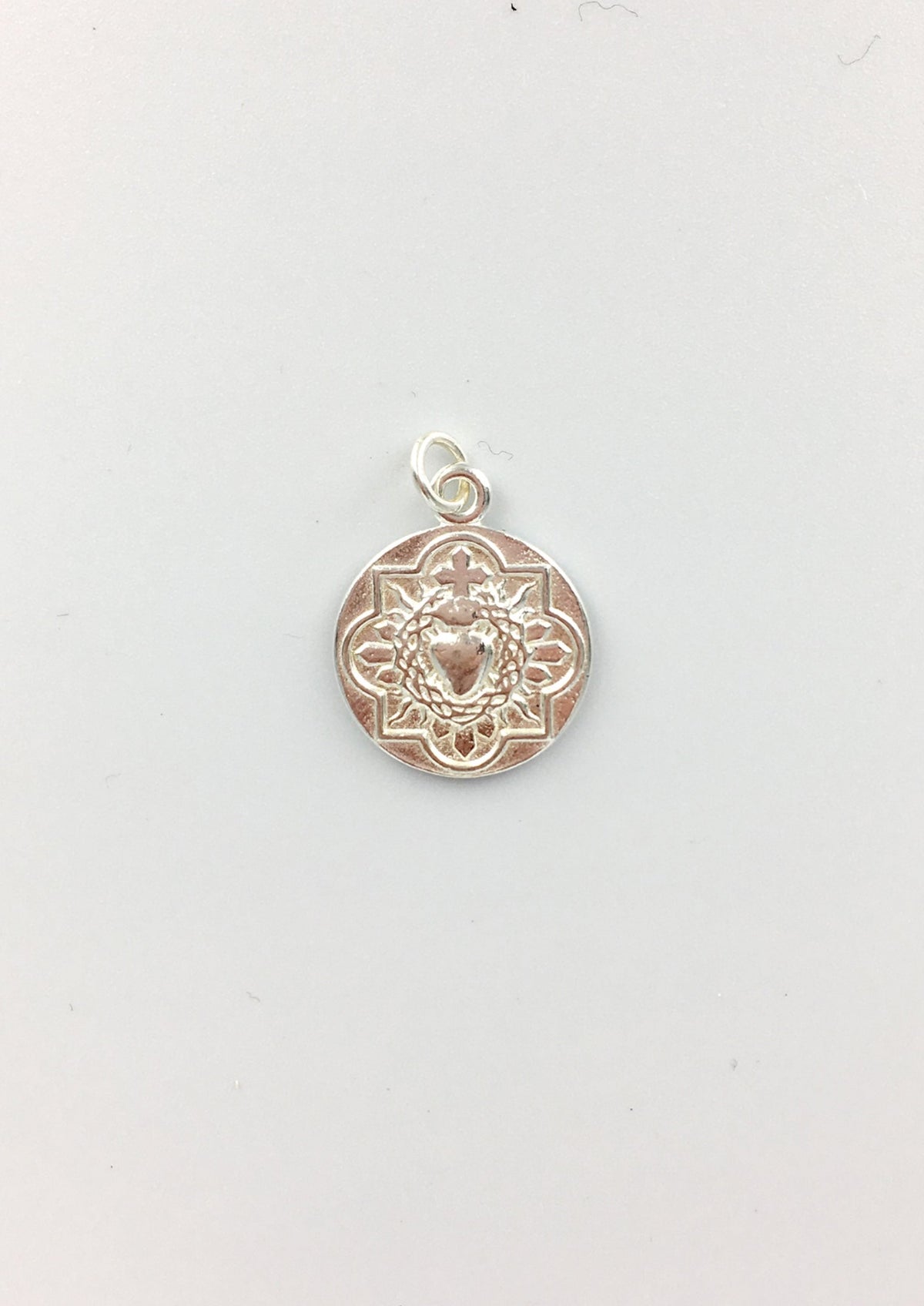 Tidy Street Store | Decorated Heart Pendant - Silver